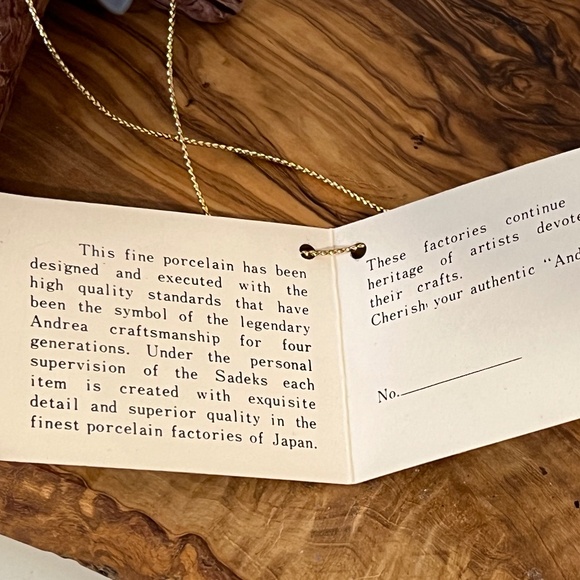 Andrea by Sadek Bird Figurine Bluebird - New With Tag - Made In Japan - Ceramic - Picture 16 of 16